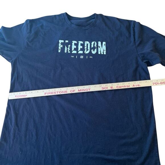 Mens 2 XL t-shirt with short sleeves, black - Picture 2 of 3